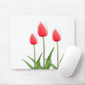 Frühlingshirsche Blume Mousepad (Mit Mouse)