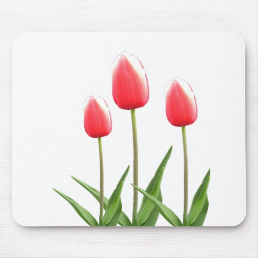 Frühlingshirsche Blume Mousepad (Vorne)
