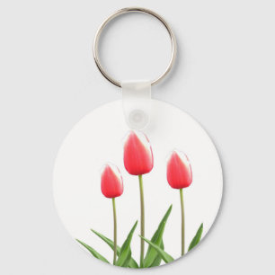 Frühlingshirsche Blume Schlüsselanhänger