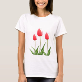Frühlingshirsche Blume T-Shirt