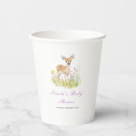 Frühlingshirsche Papiertasse Pappbecher