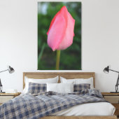 Frühlingshirsche Tulpe Blume Foto Kunst. Leinwanddruck (Insitu (Schlafzimmer))