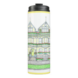 Frühlingshistorgelbe Thermosbecher