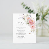 Frühlingshitze Wildblumen Rosa Weiße Hochzeiten De (Stehend Vorderseite)