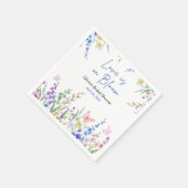 Frühlingshochzeit - Floral Spring Love is in Bloom Serviette (Ecke)