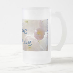 Frühlingshochzeit Frostglas Tassen Braut Braut-
