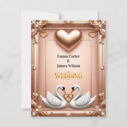 🌺Frühlingshochzeit mit Pfirsichblüten 💐 RSVP Karte