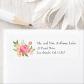 Frühlingshochzeit Wasserfarbe Pfingstrosen Blumen (Insitu)