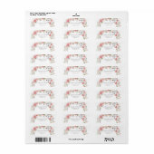 Frühlingshof Arc Wildblumen Rosa Weiße Hochzeit (Vorne)