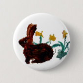 Frühlingsholz Button (Vorderseite)