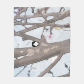 Frühlingsholz Mittlere Fleece Blanket (Vorderseite)