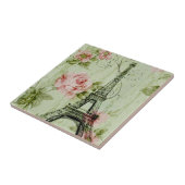 Frühlingsholz Rosa Blumenzauber, Periseiffelturm Fliese (Seite)