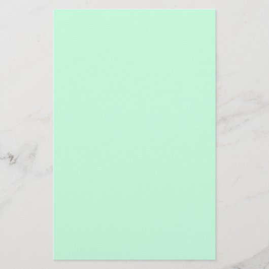 Frühlingsholzfarbe Pastellgrün Minze Briefpapier (Vorderseite)