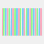 Frühlingsholzstreifen Geschenkpapier Set (Vorderseite 2)