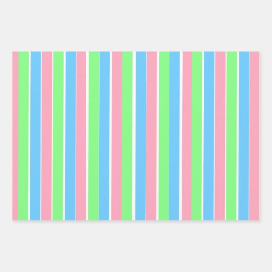 Frühlingsholzstreifen Geschenkpapier Set (Vorderseite 2)