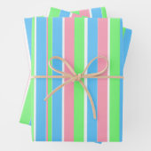 Frühlingsholzstreifen Geschenkpapier Set (Beispiel)