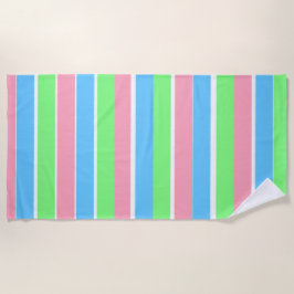 Frühlingsholzstreifen Strandtuch