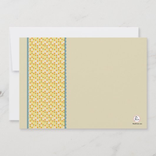 Frühlingshonnet-Einladung Einladung (Rückseite)