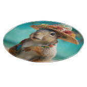 Frühlingshörnchen Schneidebrett (Ecke)