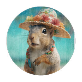 Frühlingshörnchen Schneidebrett