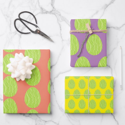 Frühlingshügel Geschenkpapier Set (Vorderseite)