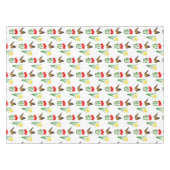 Frühlingshügel und Schmetterlinge Tischdecke (Vorderseite (Horizontal))