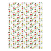 Frühlingshügel und Schmetterlinge Tischdecke (Vorderseite)