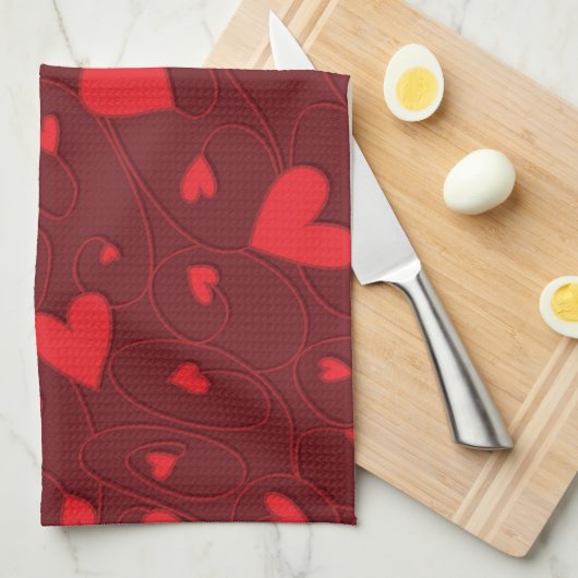 Frühlingshühnchen Geschirrtuch (Viertel Falte)