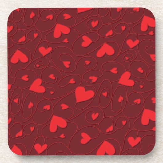 Frühlingshühnchen Getränkeuntersetzer (Vorderseite)