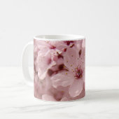 Frühlingshühner Blüten Kaffeekuchen Geschenke Kaffeetasse (Vorderseite Links)