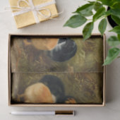 Frühlingshühner Dekoupage Entkopplung Rustikal Seidenpapier (Geschenk)