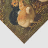 Frühlingshühner Dekoupage Entkopplung Rustikal Seidenpapier (Ausschnitt)