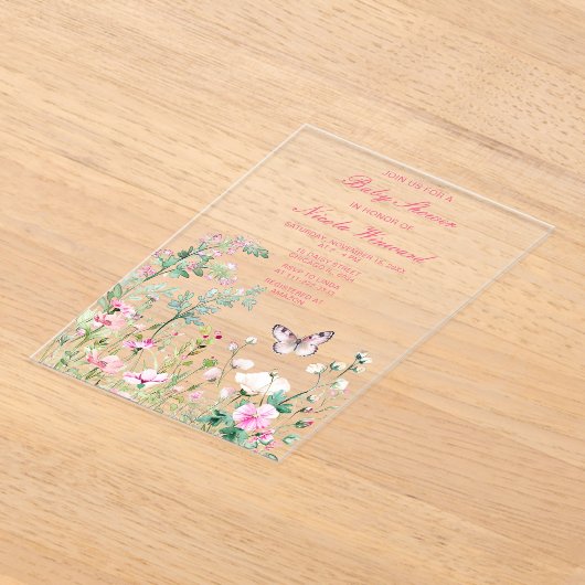 Frühlingshühner Grüne Schmetterlingshülse Bläschen Acryleinladungen (Ablage )