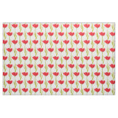 Frühlingshuppe, rot und grün, Aquarellstoff Stoff (Fat Quarter (45,7 x 55,9 cm))