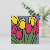 Frühlingshuppen Feiertagskarte (Stehend Vorderseite)