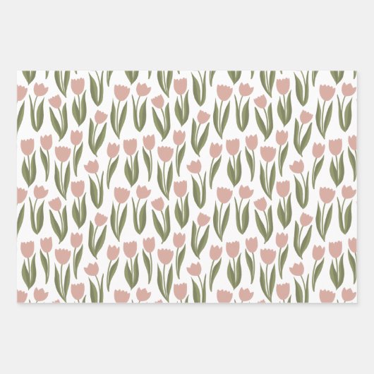 Frühlingshuppen Geschenkpapier Set (Vorderseite)