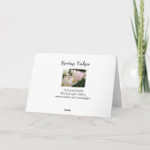 Frühlingshuppen Karte (Rückseite)