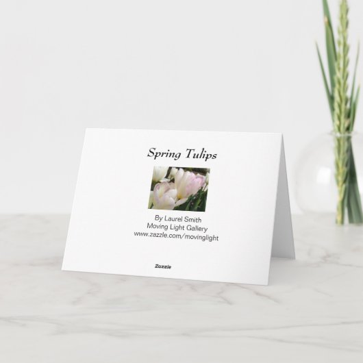 Frühlingshuppen Karte (Rückseite)