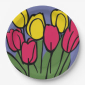 Frühlingshuppen Pappteller (Vorderseite)