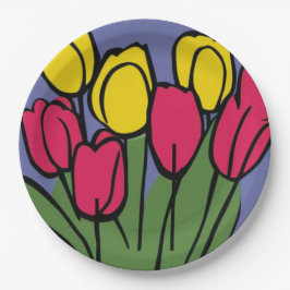 Frühlingshuppen Pappteller