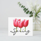 Frühlingshuppen Postkarte (Stehend Vorderseite)