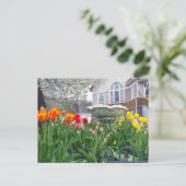 Frühlingshuppen Postkarte (Stehend Vorderseite)
