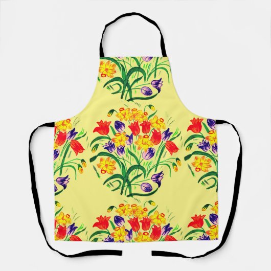 Frühlingshuppen Schürze (Vorderseite)