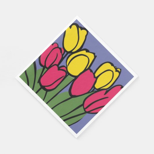 Frühlingshuppen Serviette (Ecke)