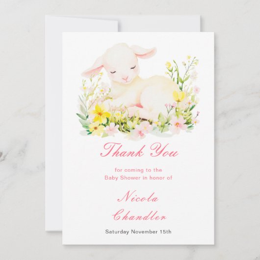 Frühlingshüte Dankeskarte (Vorderseite)