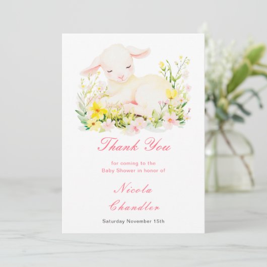 Frühlingshüte Dankeskarte (Stehend Vorderseite)