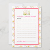 Frühlingshüte Einladung (Vorderseite)