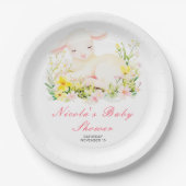 Frühlingshüte Pappteller (Vorderseite)