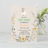 Frühlingshütte Blume Geburtstagseinladung Einladung (Stehend Vorderseite)