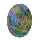 FrühlingsHütte Dartscheibe (Vorderseite Links)